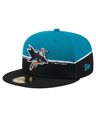 New Era - Men's Black/Teal San Jose Sharks Vintage Color Dip 59FIFTY Fitted Hat