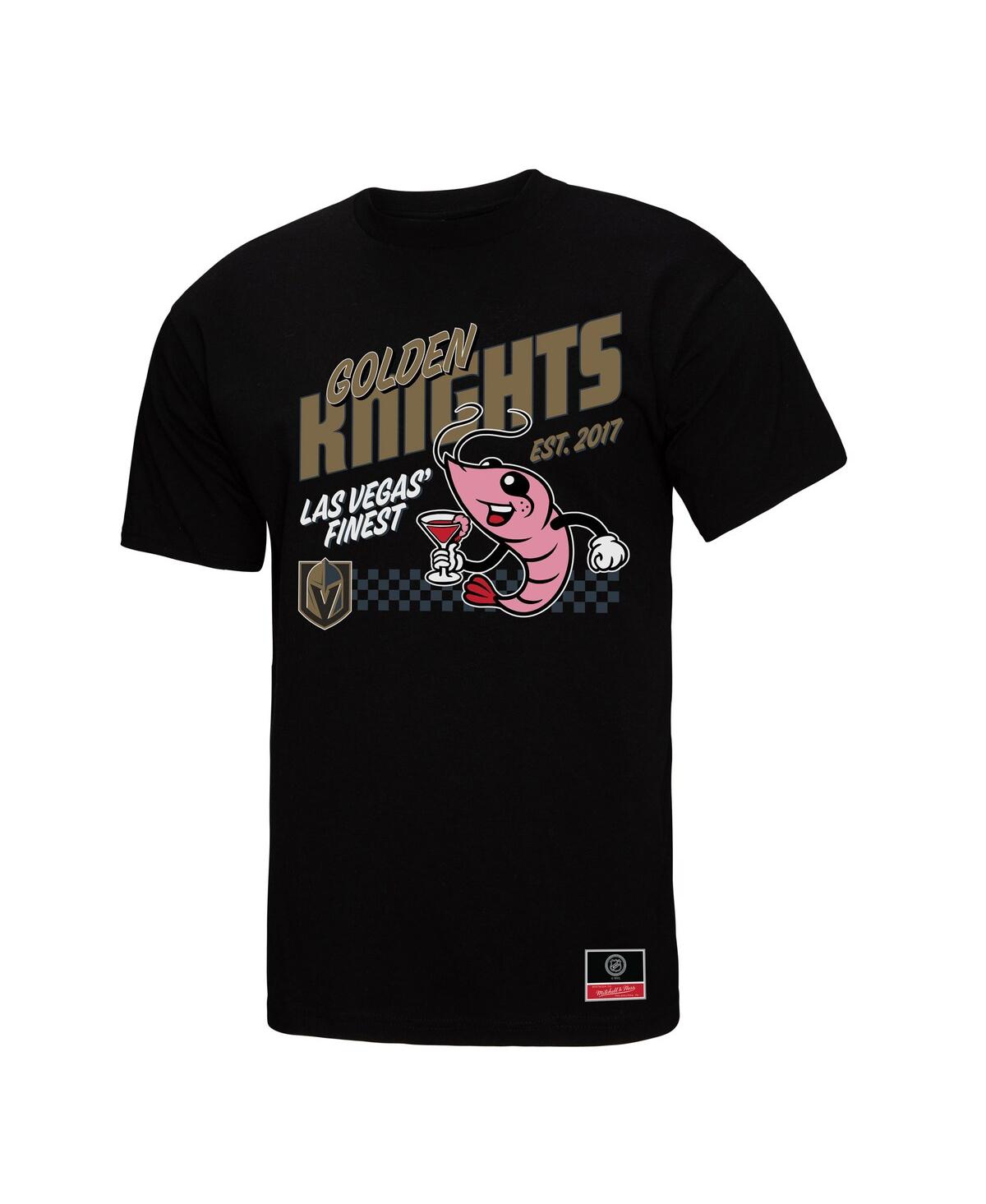 Mitchell & Ness Men's Black Vegas Golden Knights Local Food T-shirt In Black