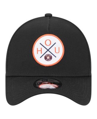 Men's Black Houston Astros 9FORTY A-Frame Adjustable Hat