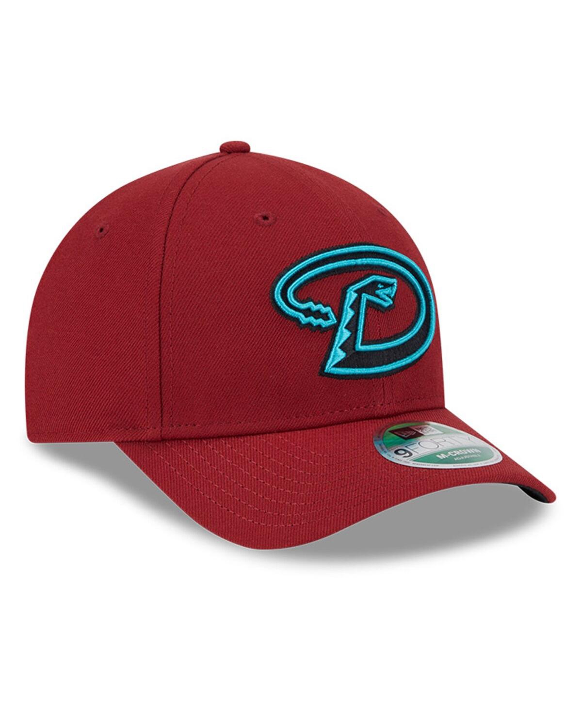 New Era Men's Red Arizona Diamondbacks Player Replica 9forty Adjustable Hat In Red