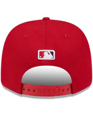 Men's Red Los Angeles Angels Player Replica 9SEVENTY Adjustable Hat