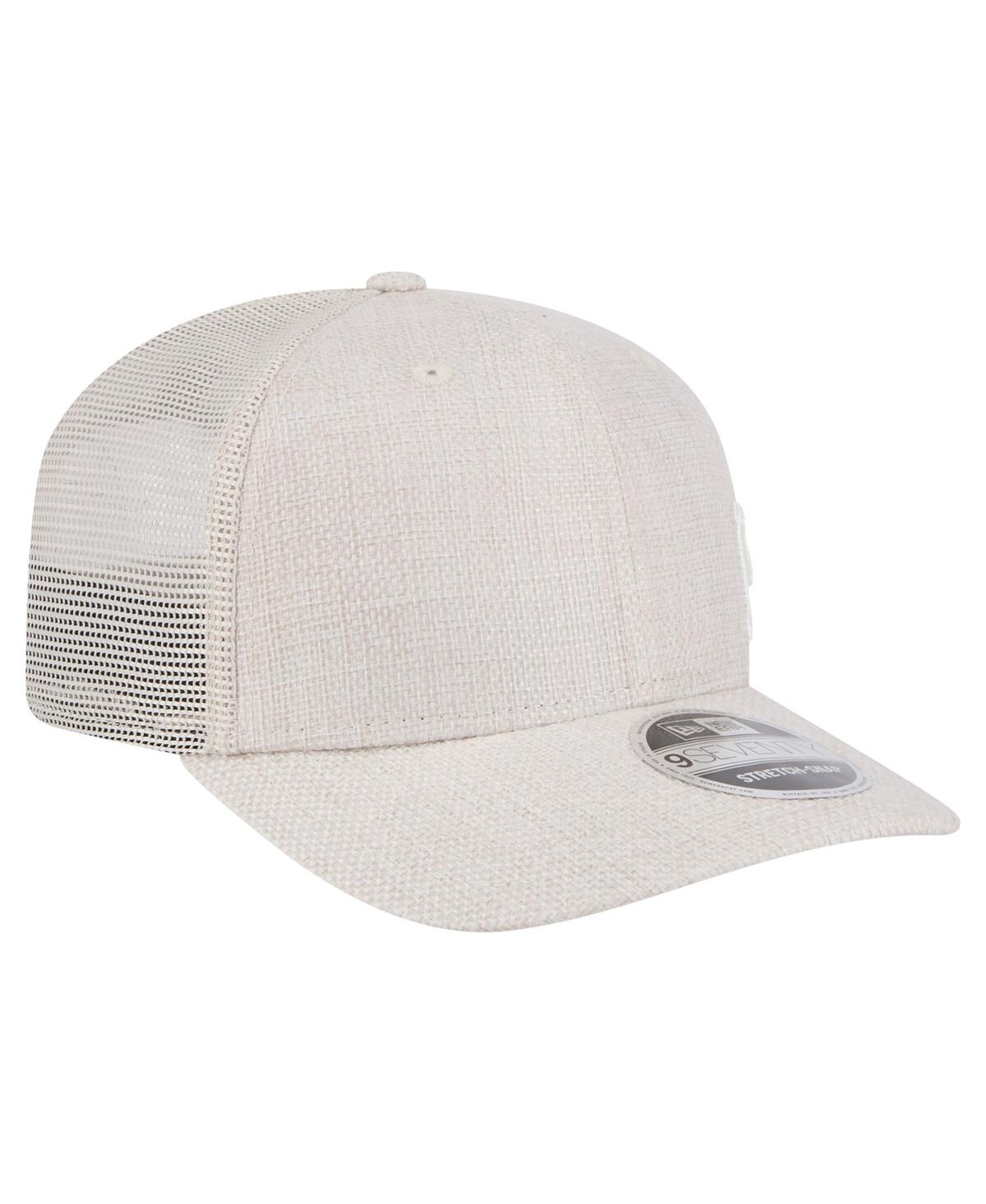 NEW ERA MEN'S LIGHT BEIGE PITTSBURGH PIRATES FLAWLESS 9SEVENTY STRETCH-SNAP HAT 