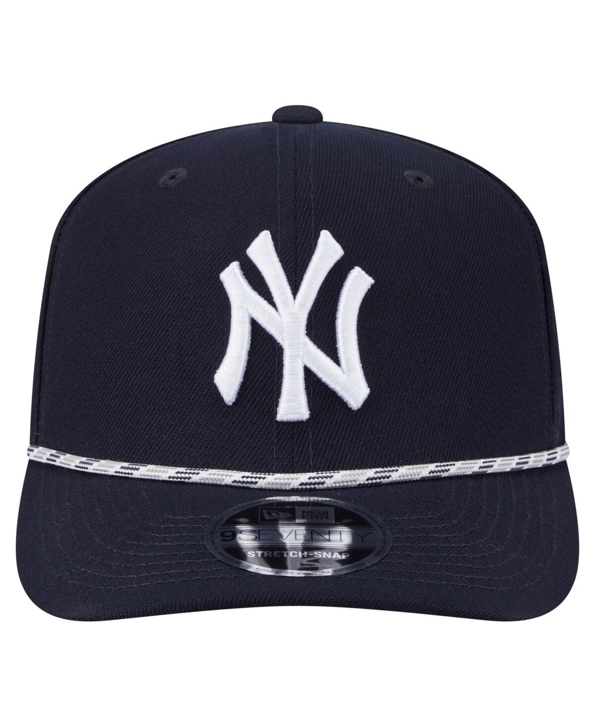 NEW ERA MEN'S NAVY NEW YORK YANKEES MULTI-ROPE 9SEVENTY STRETCH-SNAP HAT 