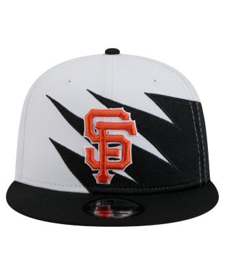 Men's Black/White San Francisco Giants Jagged 9FIFTY Snapback Hat