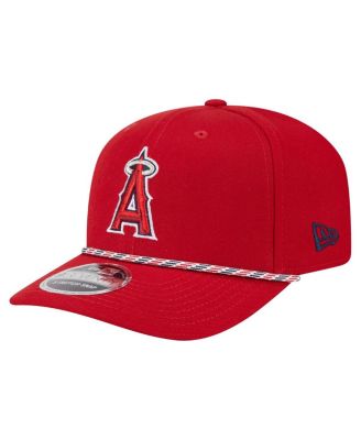 New Era - Men's Red Los Angeles Angels Multi-Rope 9SEVENTY Stretch-Snap Hat