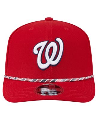 Men's Red Washington Nationals Multi-Rope 9SEVENTY Stretch-Snap Hat