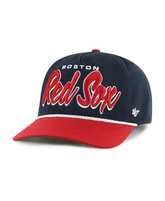 Men's Navy Boston Red Sox Drop Shadow Rope Hitch Adjustable Hat