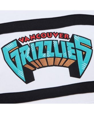 Men's White Vancouver Grizzlies Hardwood Classics Nights Head Coach Pullover Hoodie