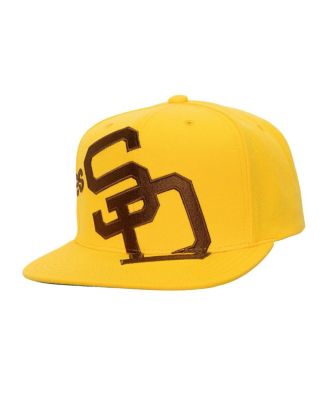 Mitchell & Ness - Men's Gold San Diego Padres Big Time Coop Snapback Hat
