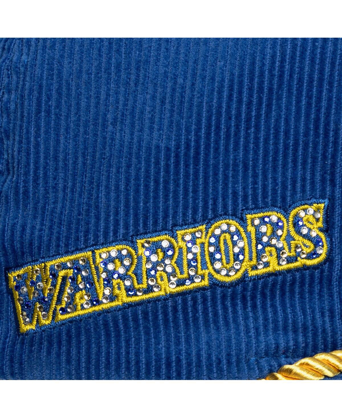 Mitchell & Ness X Dannijo Women's Royal Golden State Warriors Deadstock Cord Snapback Hat In Royal