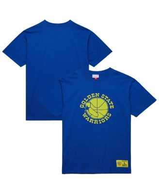 Mitchell & Ness - Men's Royal Golden State Warriors Hardwood Classics Neon Nights Premium T-Shirt