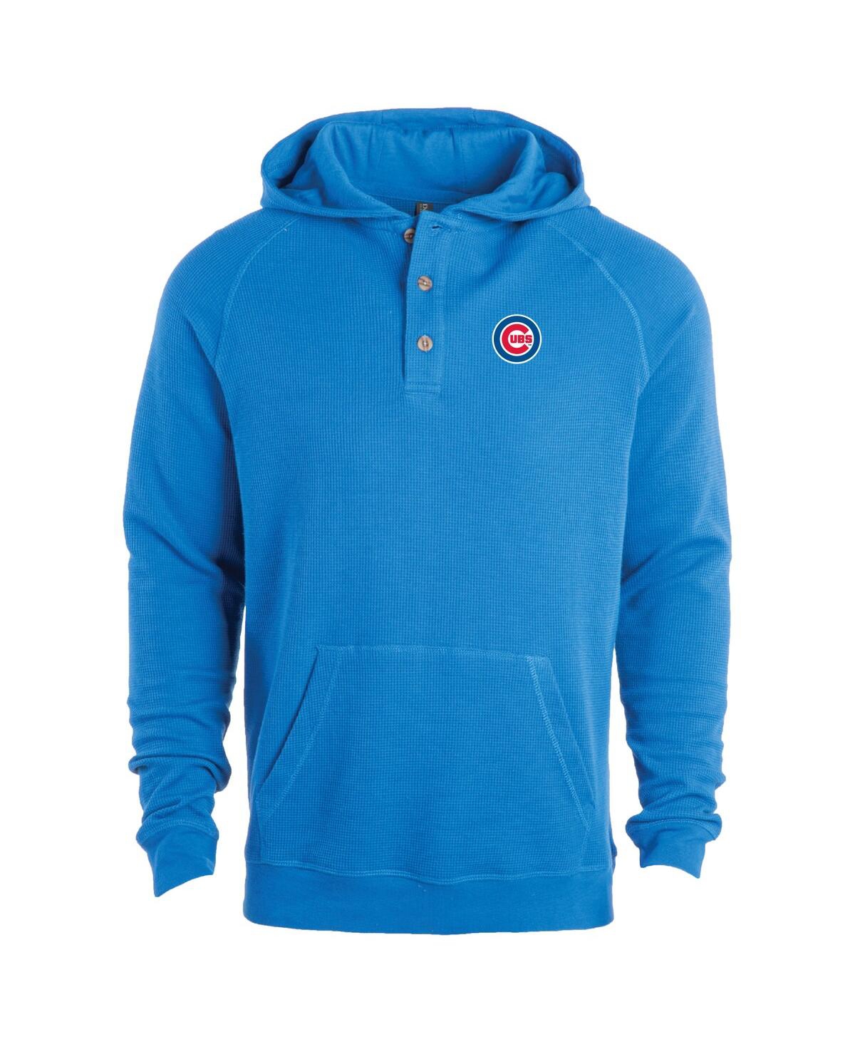 Men's Royal Chicago Cubs Montana Lightweight Raglan Pullover Hoodie - Royal