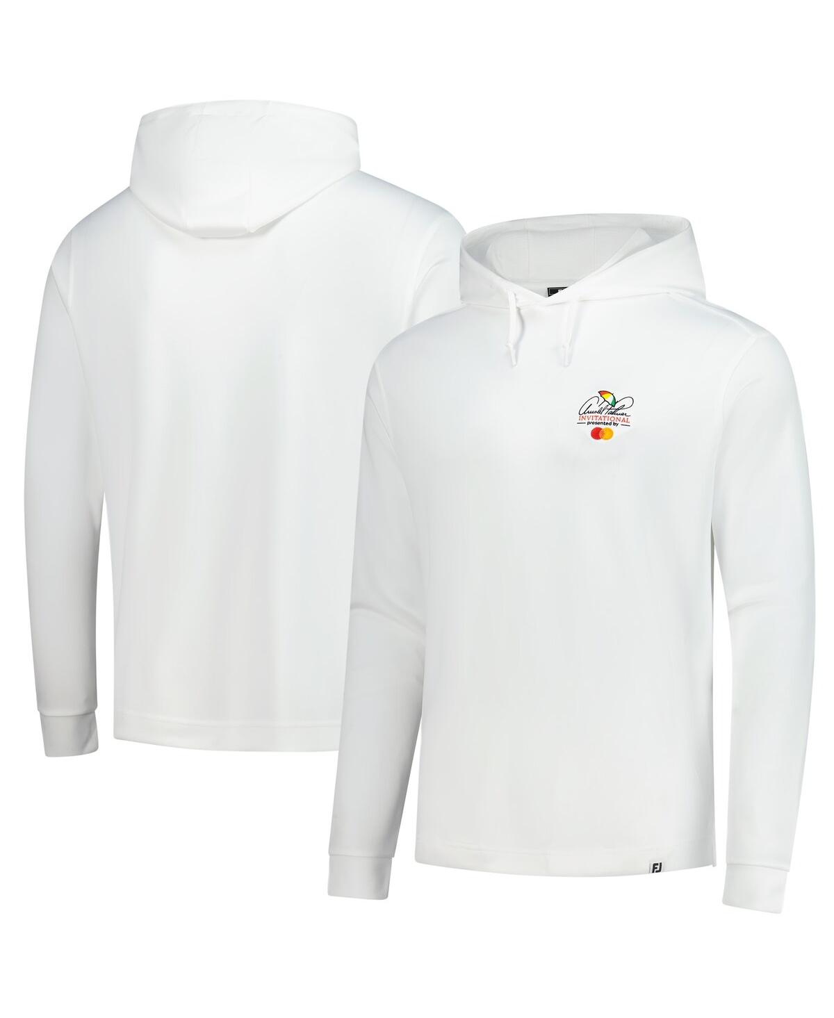 Men's White Arnold Palmer Invitational Lightweight Pullover Hoodie - White