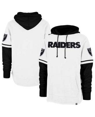 '47 Brand Men's White Las Vegas Raiders Trifecta Shortstop Pullover ...