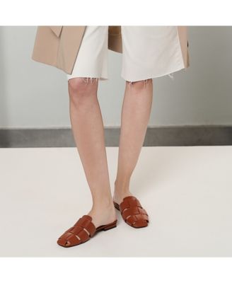 Women's Tavana Fisherman Square Toe Flat Mules