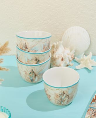 Escape to the Sea Ice Cream 4-Pc. Bowls, Service For 4