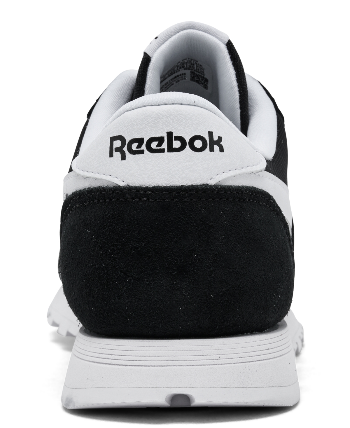 Shop Reebok Kids Classic Nylon Casual Sneakers From Finish Line In Black,white