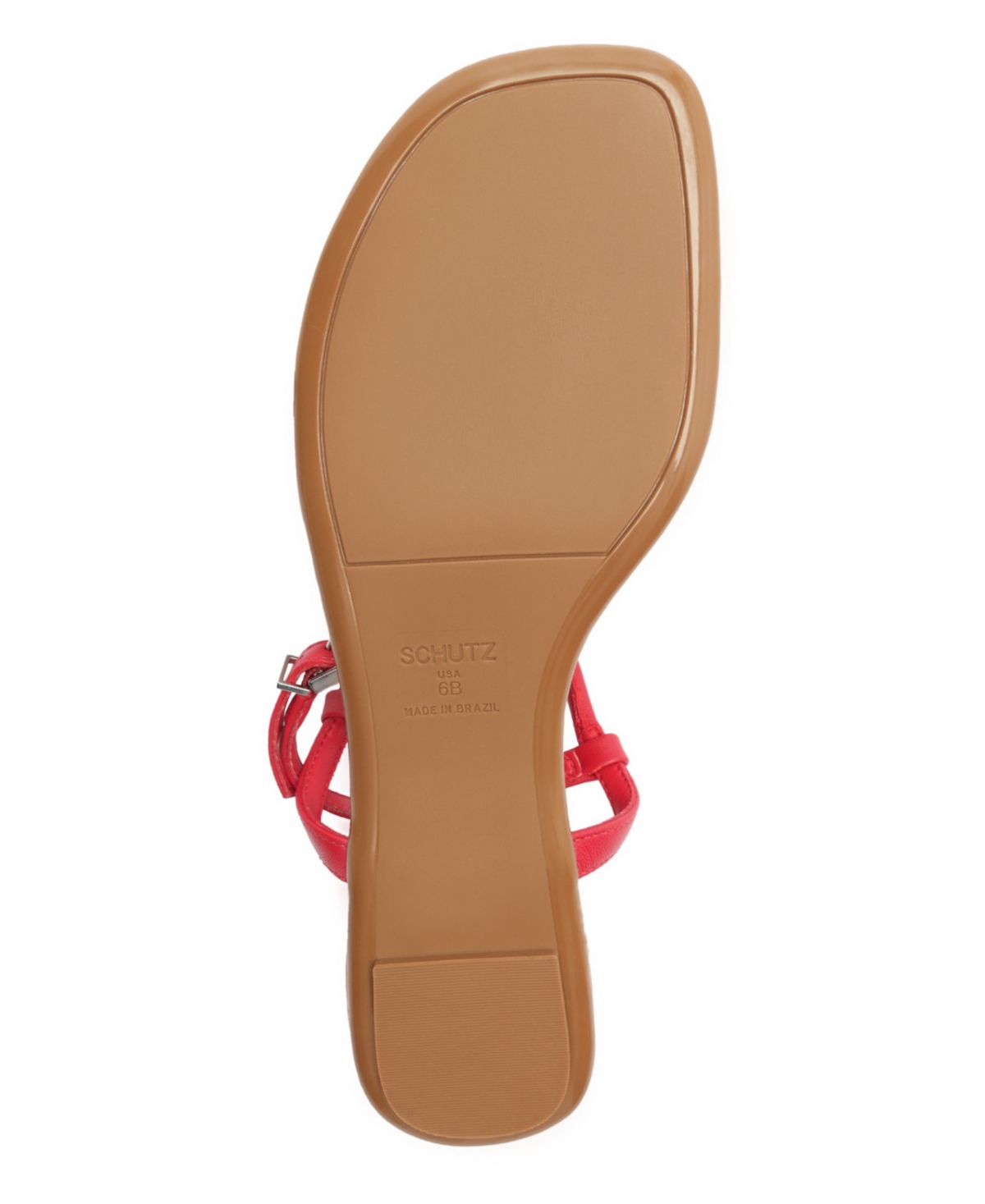 SCHUTZ WOMEN'S ELSHA ROUND TOE FLAT SANDALS 