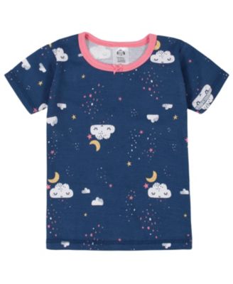 Baby Girls 4-Piece Snug Fit Cotton Pajamas