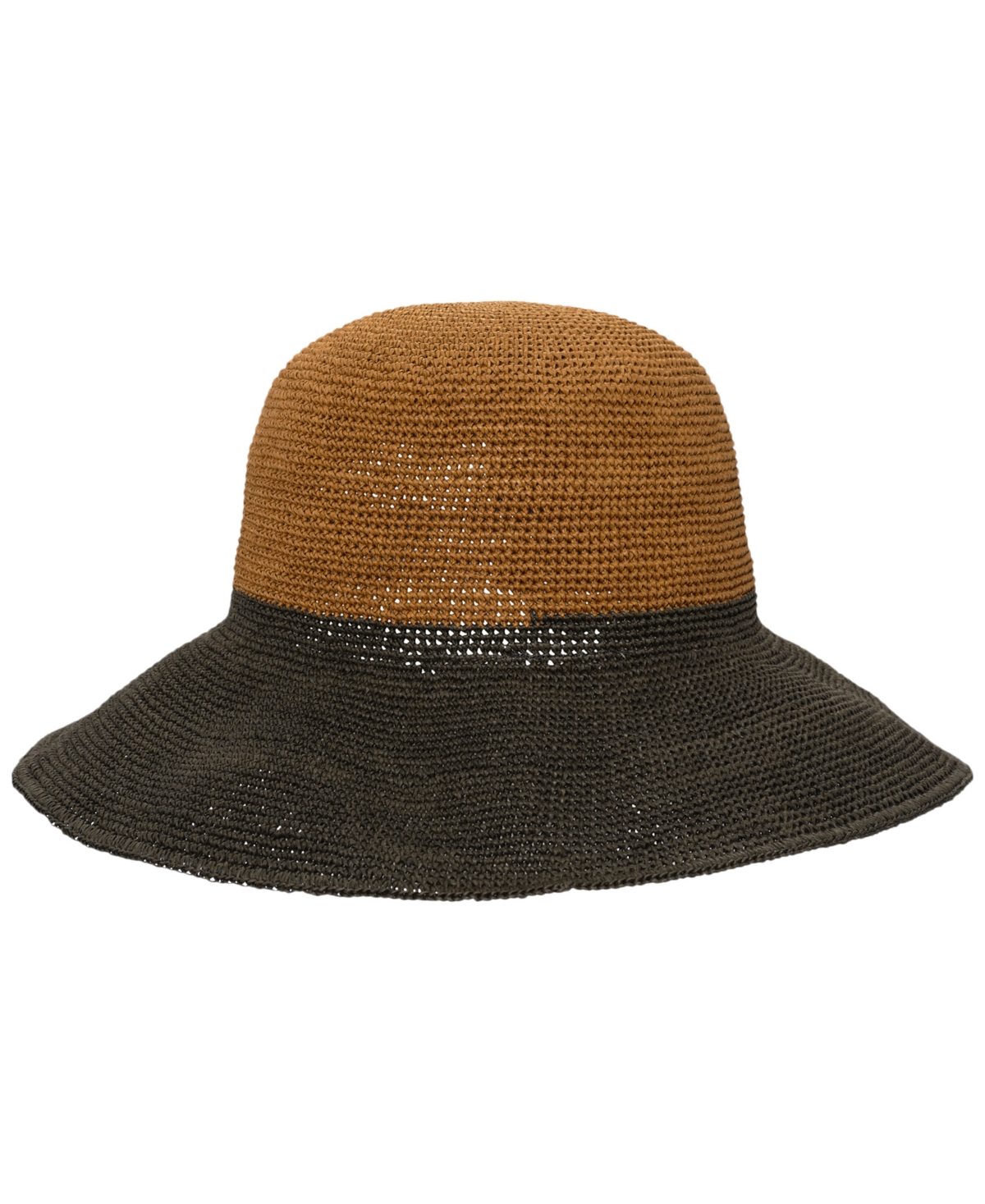 RALPH LAUREN COLOR BLOCK CROCHET BUCKET HAT 