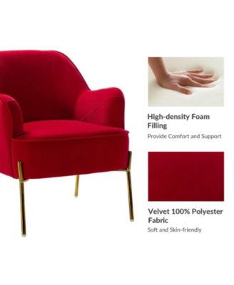 Barbara Wooden Arm Chair with Metal Legs