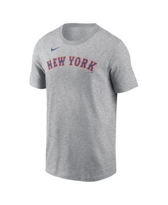 Men's Juan Soto Heather Gray New York Mets Fuse Name Number T-Shirt
