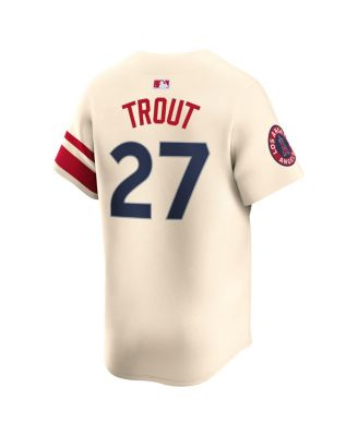 Men's Mike Trout Natural Los Angeles Angels City Connect Limited Jersey