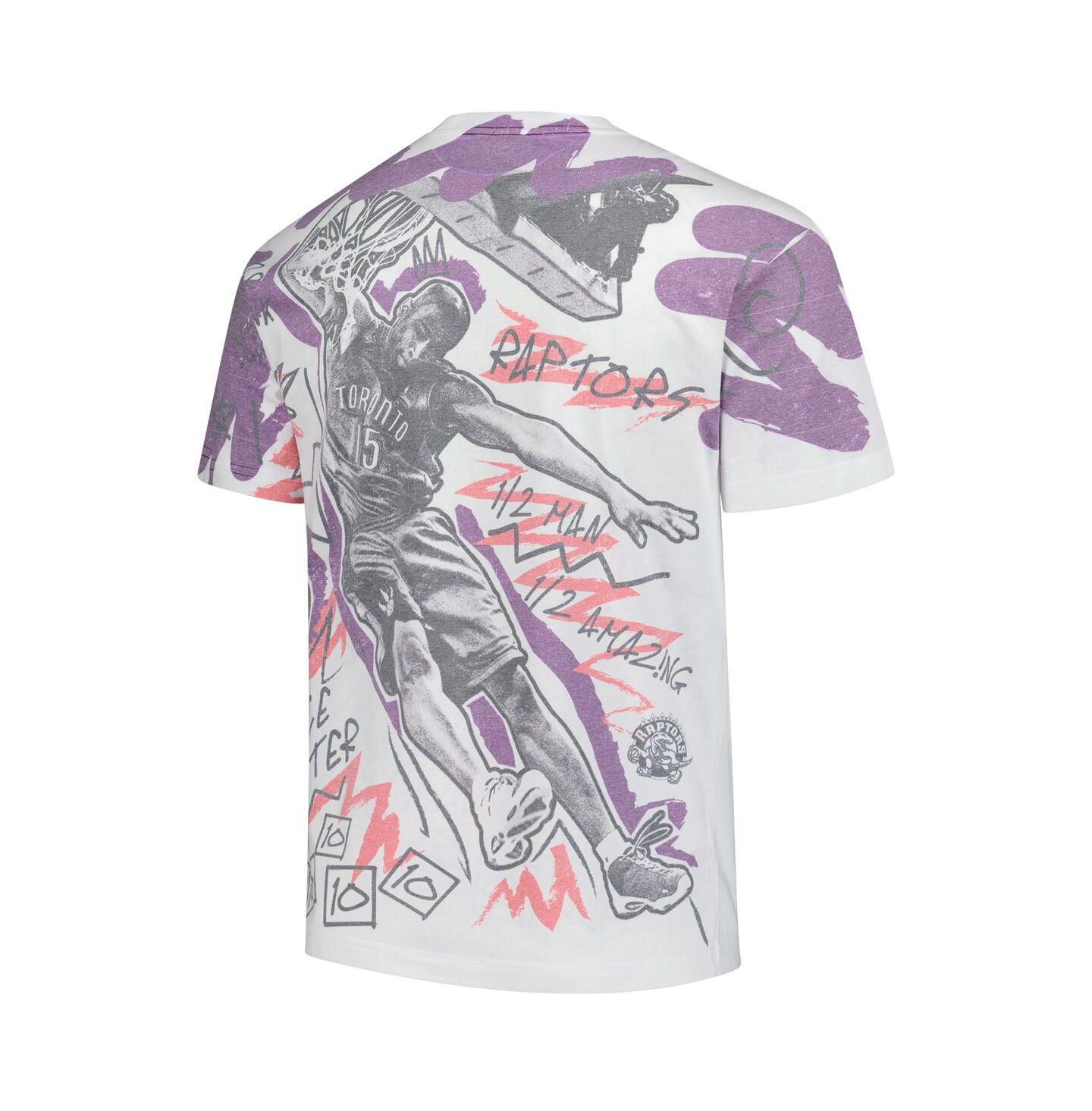 Мужская футболка Mitchell & Ness Vince Carter White 2000 NBA All-Star Game Showstopper — фото 3