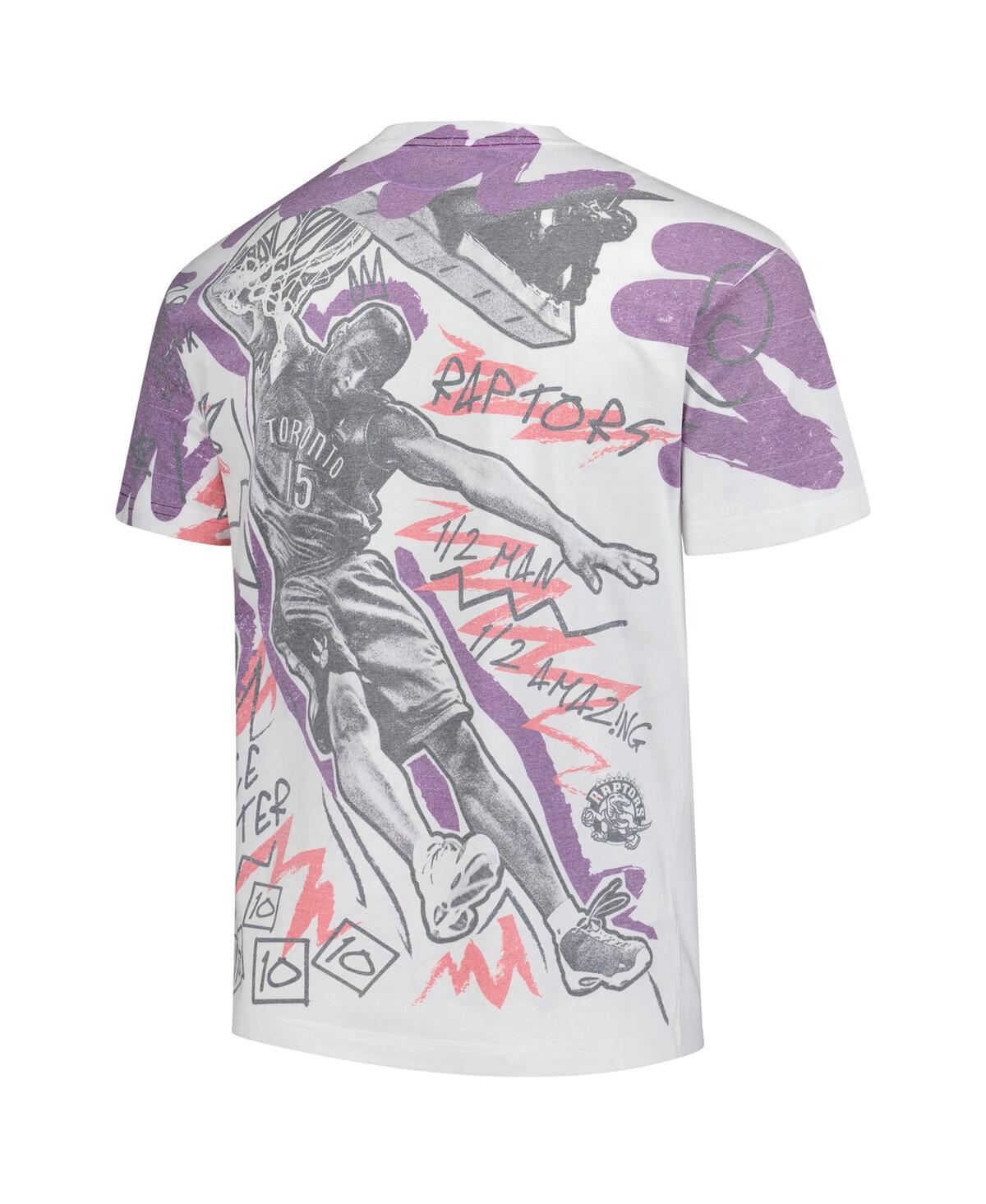 Mitchell & Ness Men's Vince Carter White 2000 Nba All-star Game Showstopper T-shirt