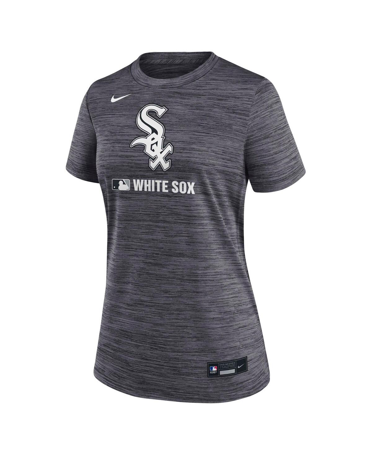 Nike Women's Black Chicago White Sox Authentic Collection Velocity Performance T-shirt In Black