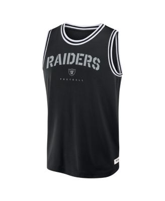 Men's Black Las Vegas Raiders Elements Future Ground Jersey Tank Top