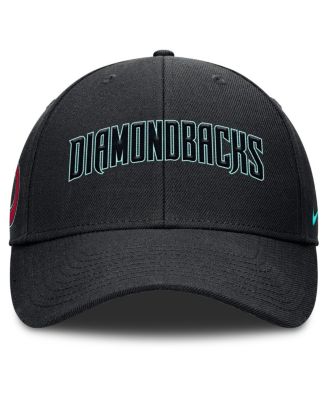 Men's Black Arizona Diamondbacks Rise Gaberdine Adjustable Hat