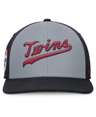 Men's Gray/Navy Minnesota Twins Pro Performance Snapback Hat