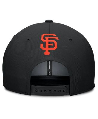 Men's Gray/Black San Francisco Giants Pro Performance Snapback Hat