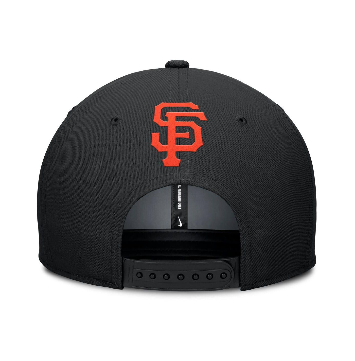 Мужская кепка Nike Gray/Black San Francisco Giants Pro Performance Snapback Hat — фото 2