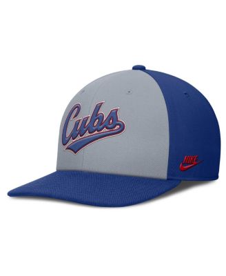 Men's Gray/Royal Chicago Cubs Pro Performance Snapback Hat
