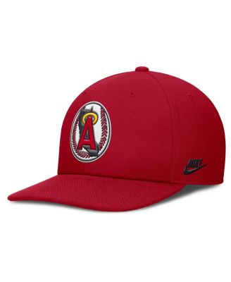 Men's Red California Angels Pro Performance Snapback Hat