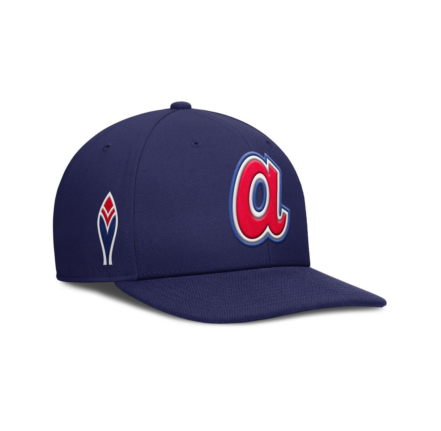 Men's Navy Atlanta Braves Pro Performance Snapback Hat