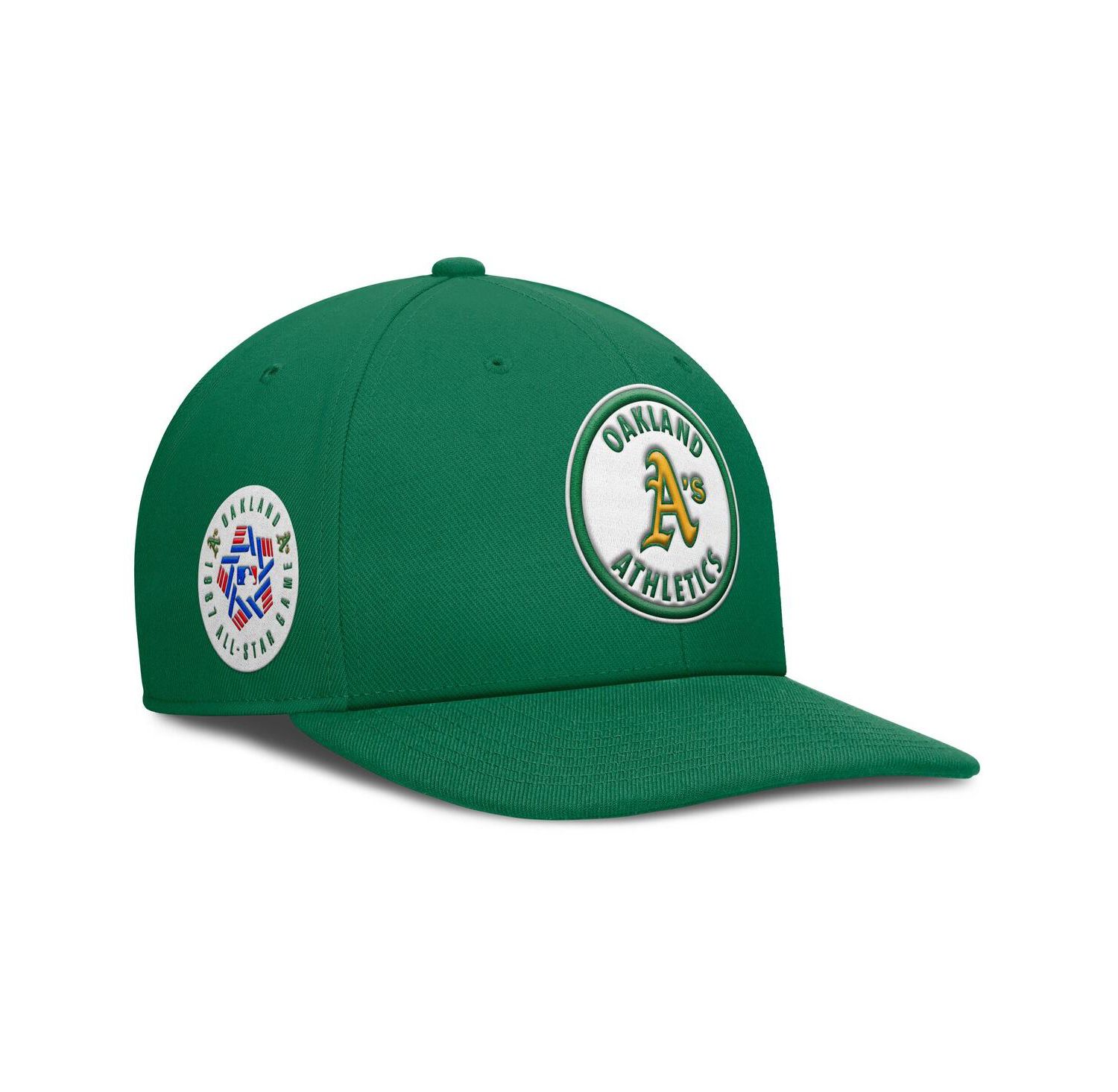 Men's Green Athletics Pro Performance Snapback Hat