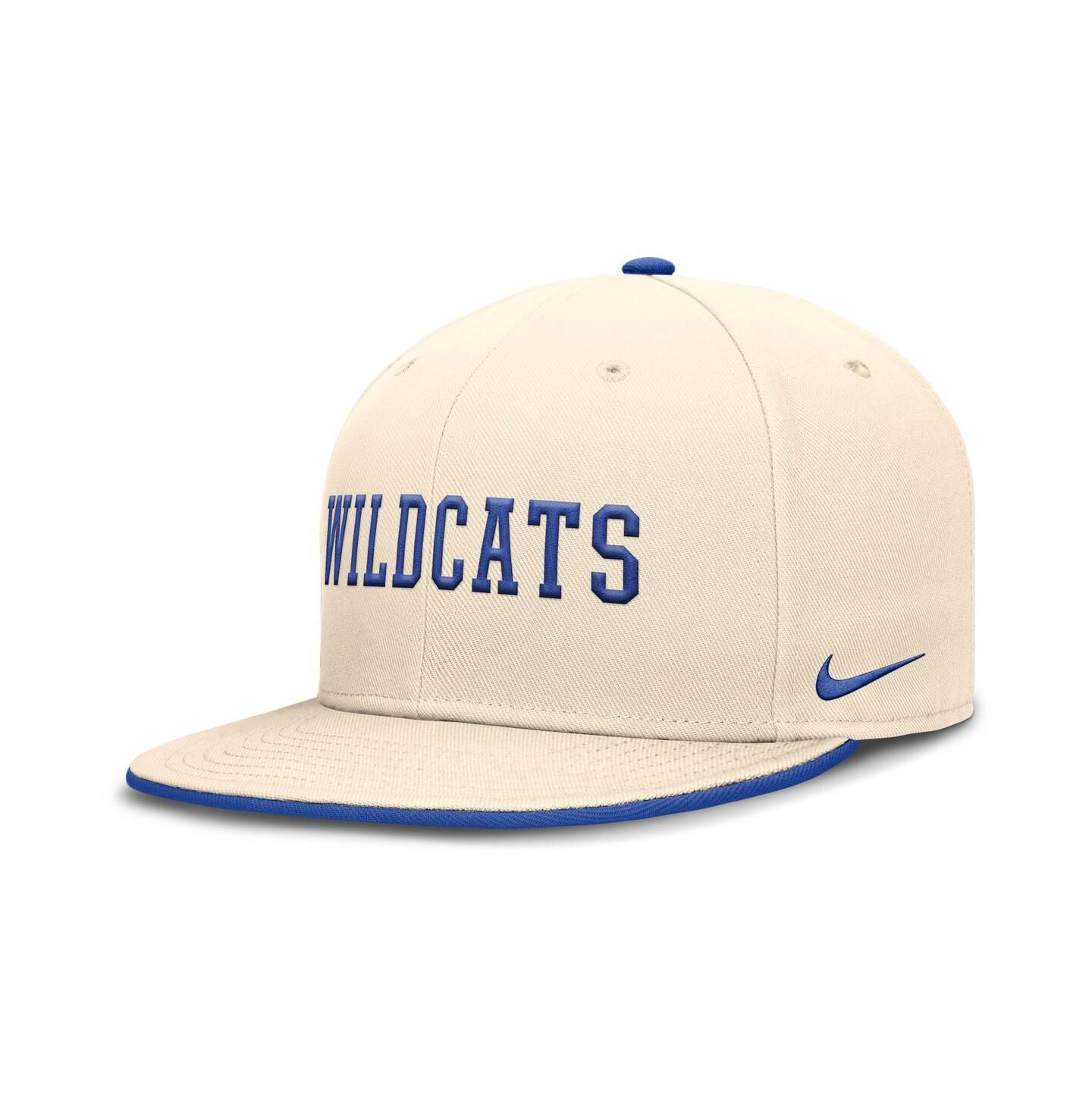 Мужская кепка Nike Natural Kentucky Wildcats Primetime True Performance Fitted Hat — фото 3