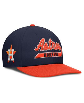 Nike - Men's Navy/Orange Houston Astros Pro Performance Snapback Hat