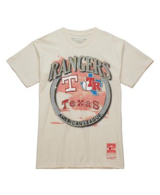 Men's Cream Texas Rangers Cooperstown Collection Crown Jewels T-Shirt