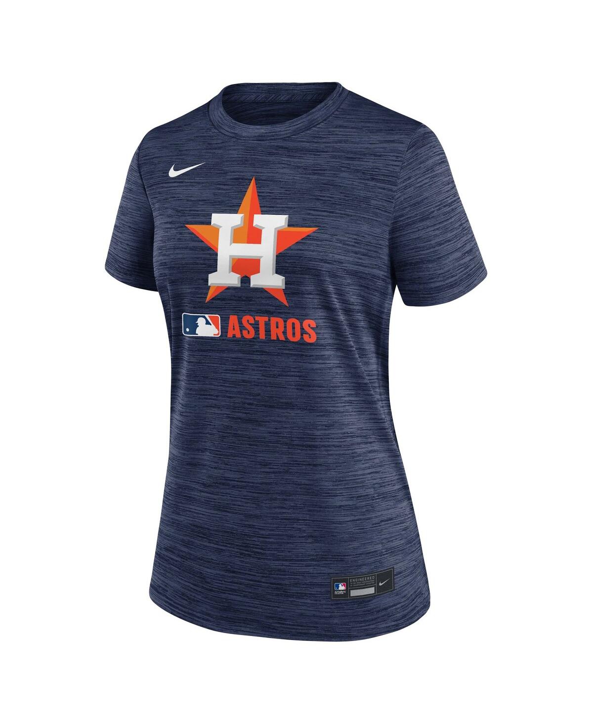 Nike Women's Navy Houston Astros Authentic Collection Velocity Performance T-shirt In Navy