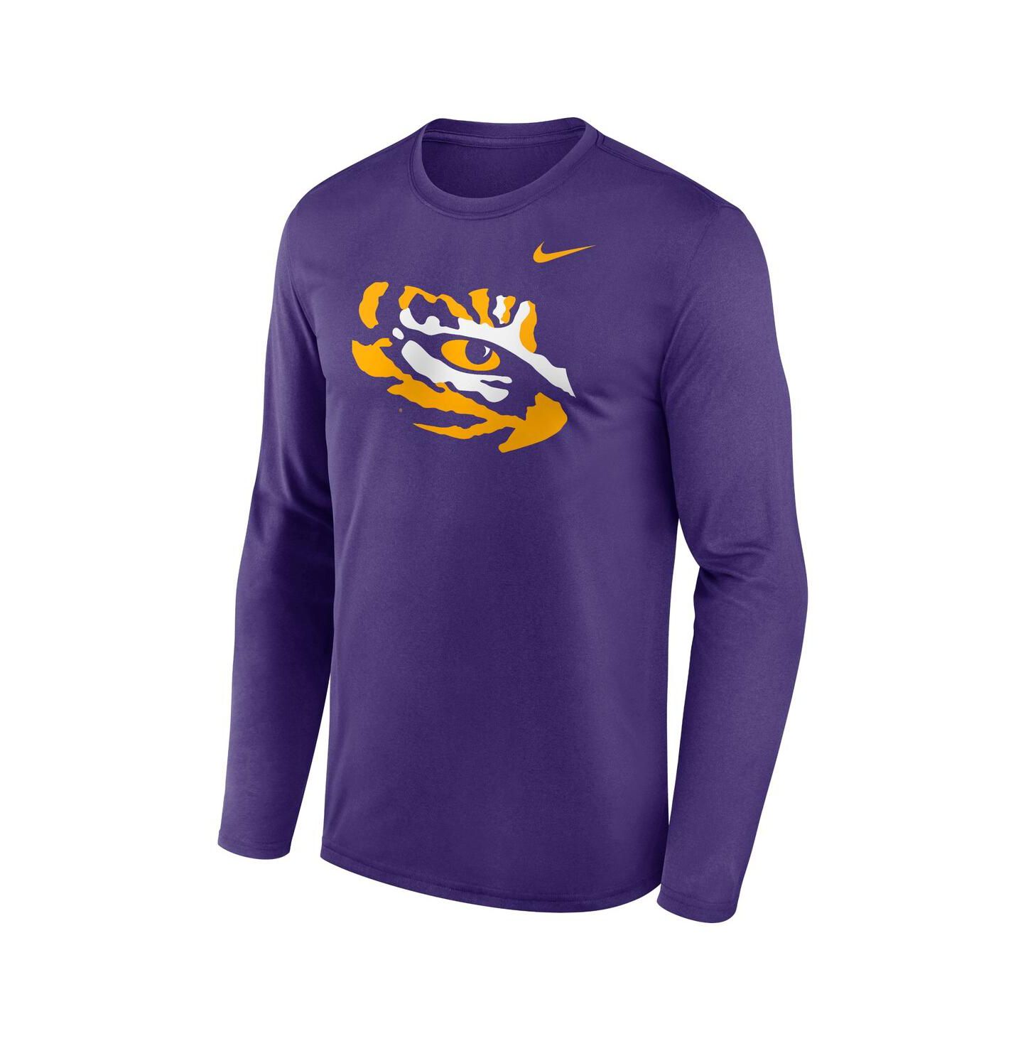 Мужская футболка Nike Purple LSU Tigers Primetime Alternate Logo Legend Long Sleeve — фото 3