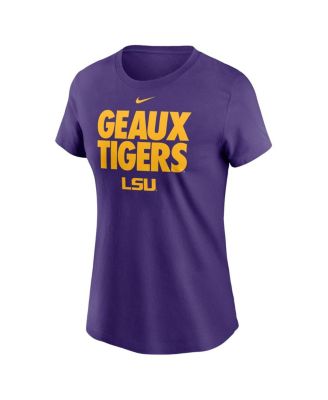 Women's Purple LSU Tigers Local Ultimate Chant T-Shirt