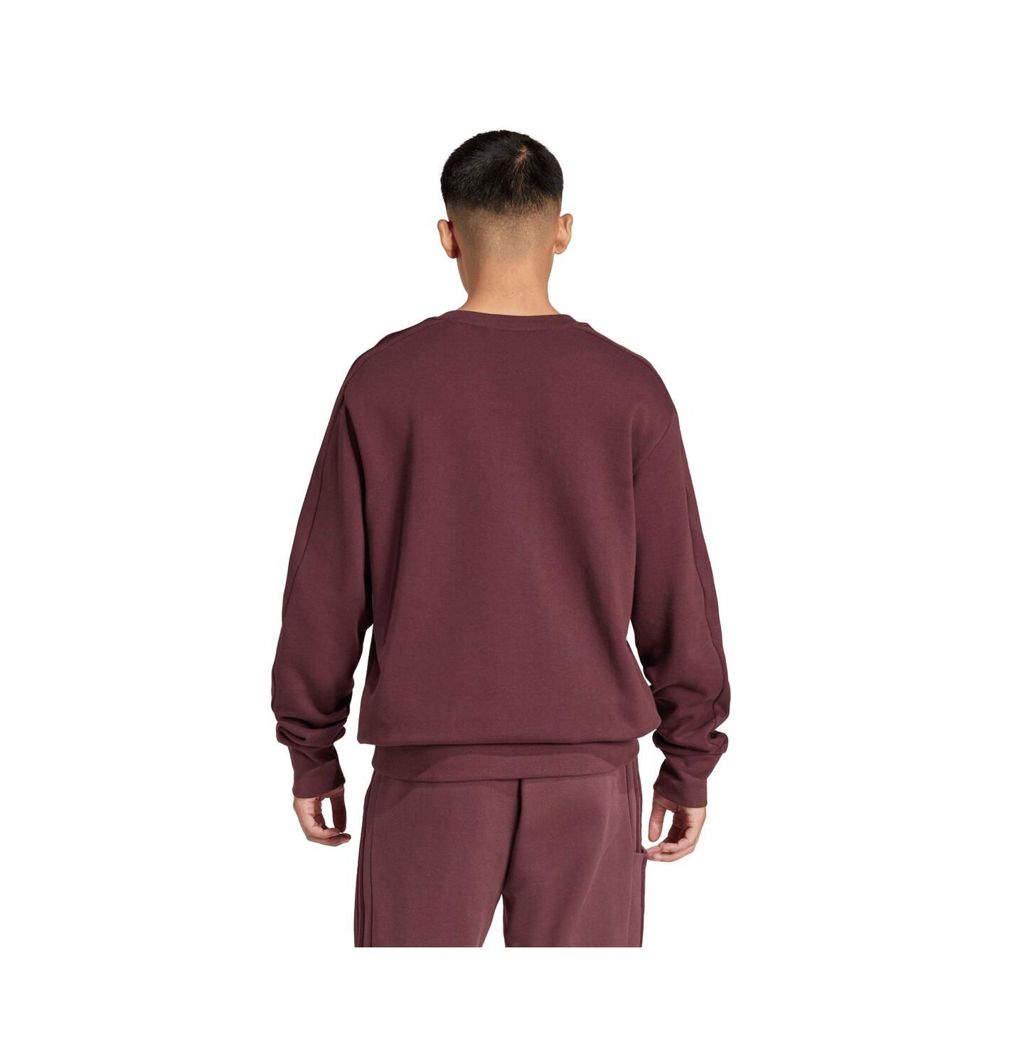 Мужская толстовка adidas Maroon New Zealand Rugby All Blacks Pullover — фото 3