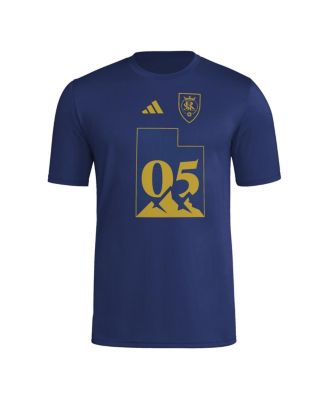 Men's Navy Real Salt Lake 2025 Jersey Hook AEROREADY T-Shirt