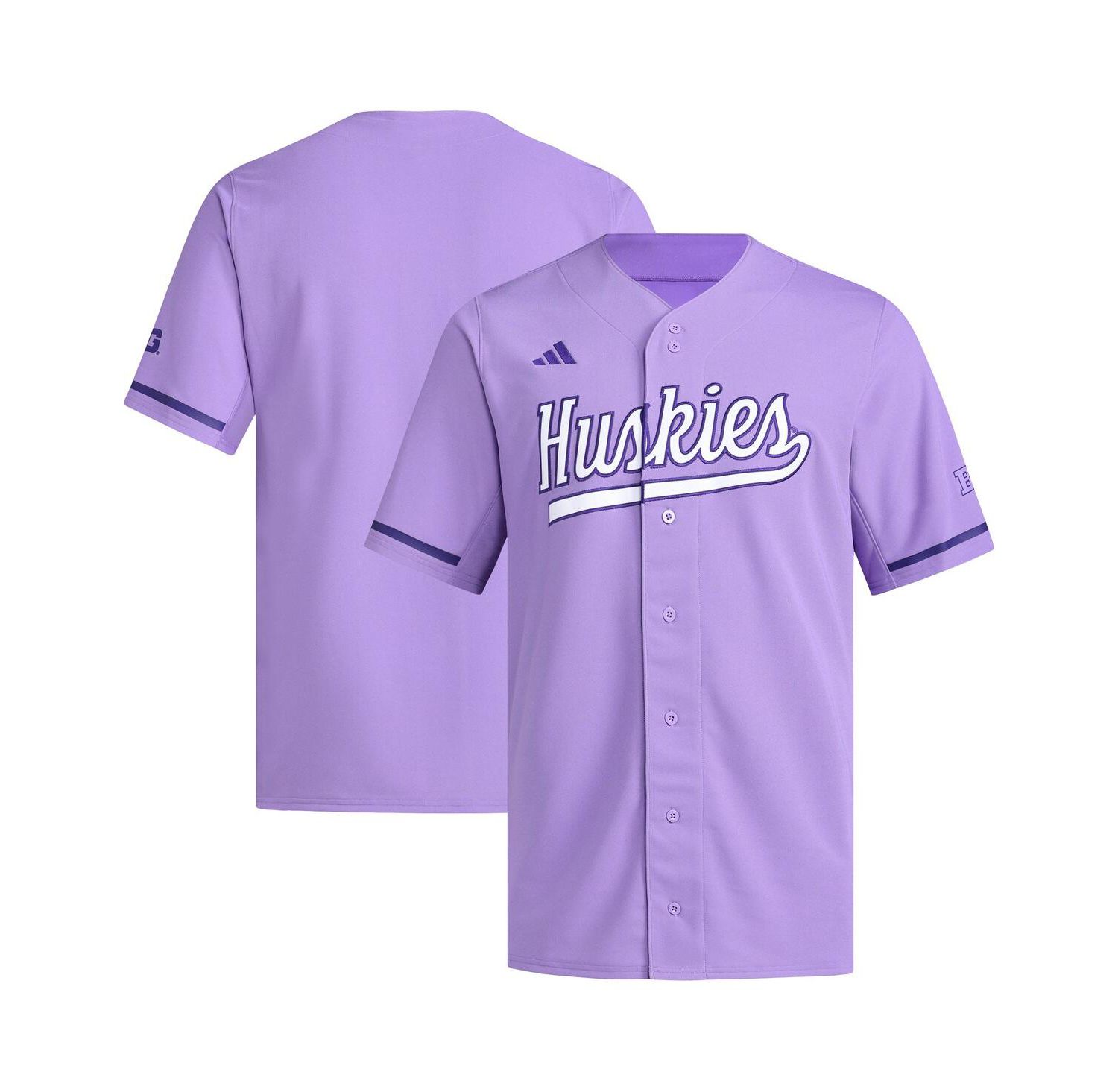 Men's Purple Washington Huskies Replica Baseball Jersey