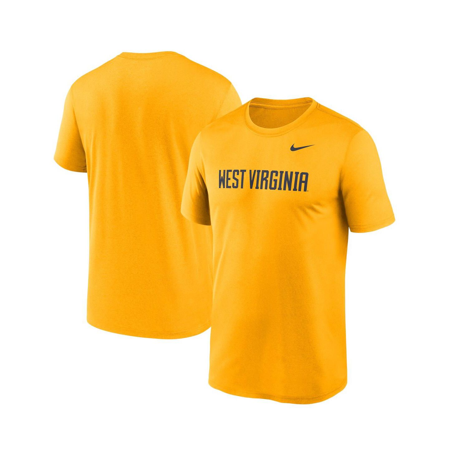 Мужская футболка Nike Gold West Virginia Mountaineers Primetime Legend Wordmark — фото 1