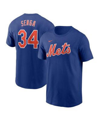 Nike - Men's Kodai Senga Royal New York Mets Fuse Name Number T-Shirt